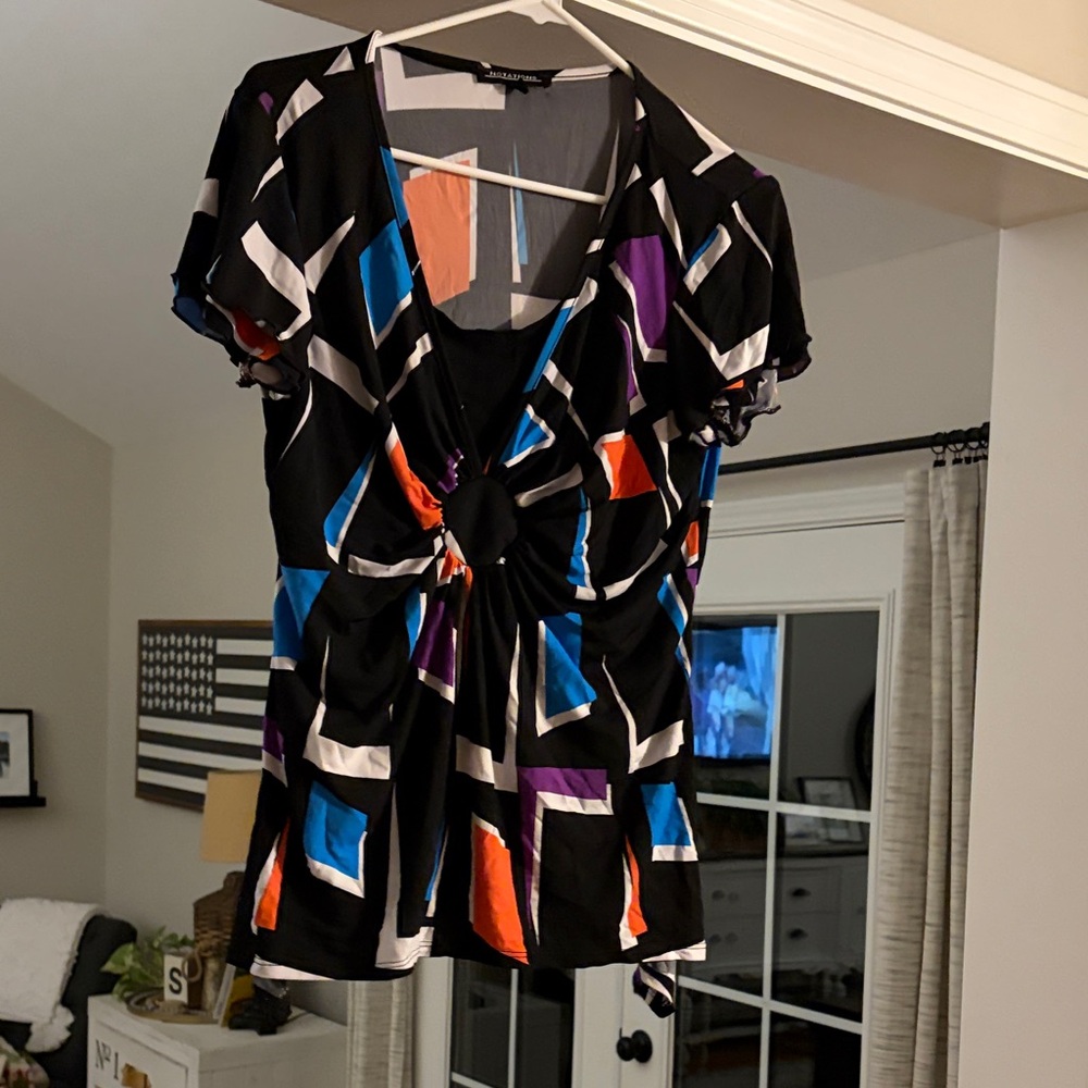 Patterned Women Top M